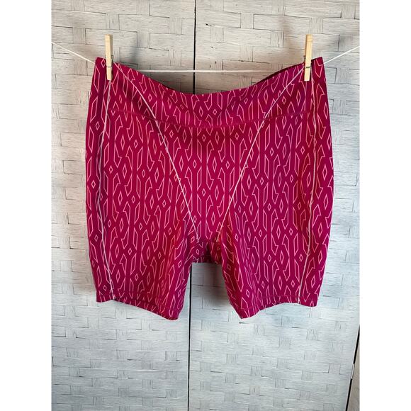 Adidas IvyPark pink & light pink bike shorts activewear summer casual plus size - Picture 1 of 9